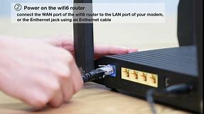 WiFi Router - Routers for Wireless Internet, Computer Routers, Gaming Router, WiFi 6 Router, AX1800, Wireless Router, MU-MIMO, OFDMA, Gigabit WAN/LAN Ports, USB 3.0, WPS, IPv6, 4K Video Streaming