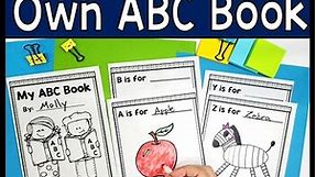 Printable ABC Book template | My Alphabet Book | Use For Any Topic Anytime