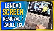 Lenovo Flex 5 - LCD Screen Removal, Cable Check and Reseat