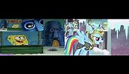 [COMPARISON] Spongebob & Rainbow Dash | Sparta Extended Remix
