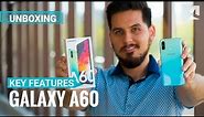 Samsung Galaxy A60 unboxing and key features