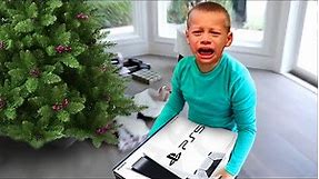 he SCREAMS after getting fake PS5 for Christmas..