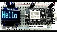 OLED with ESP8266 NodeMCU | 0.96 Inch with 128x32 OLED Display | beginners Tutorial