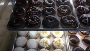 The donut case today! - Glazed Doughnuts