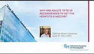 Why Are Adults 19 to 59 Recommended to Get the Hepatitis B Vaccine?