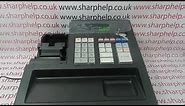 Out The Box Set Up Programming 1st Use Of The Sharp XE-A137 / XEA137 Cash Register