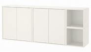 EKET wall-mounted cabinet combination, white, 687/8x133/4x271/2" - IKEA