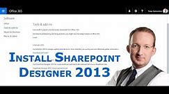 SharePoint Designer 2013 Installation