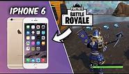 iPhone 6 - Fortnite mobile gameplay test! ( working apk )