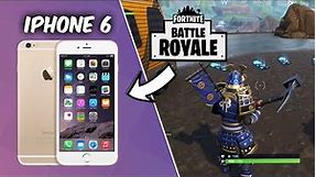 iPhone 6 - Fortnite mobile gameplay test! ( working apk )