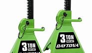 3 Ton Heavy Duty Ratcheting Jack Stands, Green