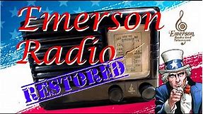 Emerson Radio Restore Model 518 USA Built - 1940s