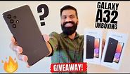 Samsung Galaxy A32 Unboxing & First Look | sAMOLED 90Hz | 64MP | 5000mAh | GIVEAWAY🔥🔥🔥