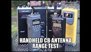 CB Antenna Range Test - Handheld Cb's