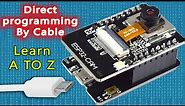Getting Started Programming ESP32-CAM With ESP32-CAM-MB Micro USB Programmer Serial Converter Loader