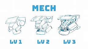 3 Levels of Drawing Mechs