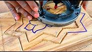 Key ring holder || Beautiful key holder making with wood || wood carving key holder .