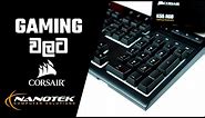 Corsair K55 RGB Membrane Keyboard for Gaming & work