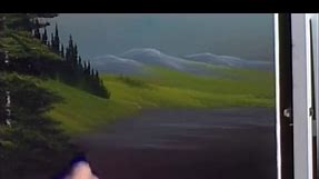 Bob Ross Guy (@bobrosscenter)’s video of bob ross painting