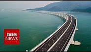 World's longest sea bridge - BBC News