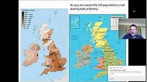 UK Population Density and Distribution 1