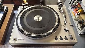 1971-76 Philips 212 Electronic Turntable Service