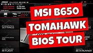 MSI B650 Tomahawk WiFi BIOS Tour & Settings Overview