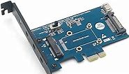 Mini PCI-E PCI Express to PCI-E 1x Adapter with SIM Card Slot