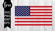 American flag svg free, flag svg, 4th of july svg, instant download, silhouette cameo, shirt design, america svg, free vector files 0785