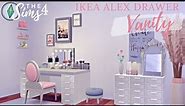Creating the IKEA Alex Drawer Vanity in Sims | Functional Tutorial | No CC | Sims 4