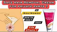 Hair removal Cream For Men / sensitive areas ? | best genital hair removal cream for males. ?