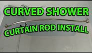 How To Install a Curved Shower Curtain Rod