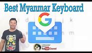 How to use Gboard Keyboard in Myanmar