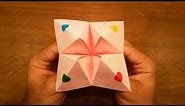 How To Make a Paper Fortune Teller - EASY Origami