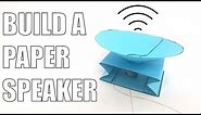 How to Build a Paper Speaker | Science Project