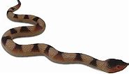 Morofme Realistic Rubber Snakes Fake Snake Toys Lifelike Snakes Figurine to Keep Birds Away Plastic Snakes Prank Props for Halloween Party Garden April Fool's Day