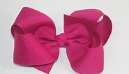 How To Make A Big Girl Boutique Hair Bow