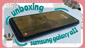 Samsung Galaxy A11 🌼Aesthetic🌼 Unboxing📦