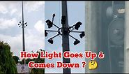 High Mast Lighting Pole - How Light Goes Up and Comes Down?