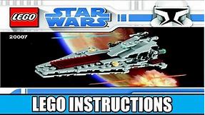 LEGO 20007 Instructions - The Clone Wars - Republic Attack Cruiser - Star Wars