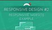 Responsive Web Design Tutorial #2 - Responsive Website Example