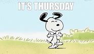 It’s Thursday Snoopy And Friends! - Snoopy And Friends