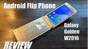 Using a Smart Flip Phone in 2024 - Samsung Galaxy Golden W2016 Review - Better than Galaxy Folder?