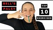 Bells palsy exercises supporting recovery.