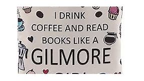 TV Show Merchandise Book Sleeve Gilmore Girl Inspired Book Cover Book Lovers Gift Coffee Lovers Gift Luke’s Diner Gift Movie Fandom Gift (GilmoreG BS)