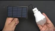 Portable 15W 130LM Solar Powered Led Bulb, For Earthquake & Emergency Kit / Camping / Power Outage