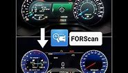 FORD upgrade guide to digital cluster with FORScan