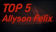 Top 5 | Allyson Felix Individual IAAF World Championships Gold Medals