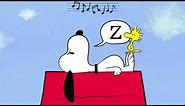 Woodstock Wakes Snoopy Up