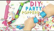 DIY Party Poppers for New Years Gifts! Crafts for Beginners